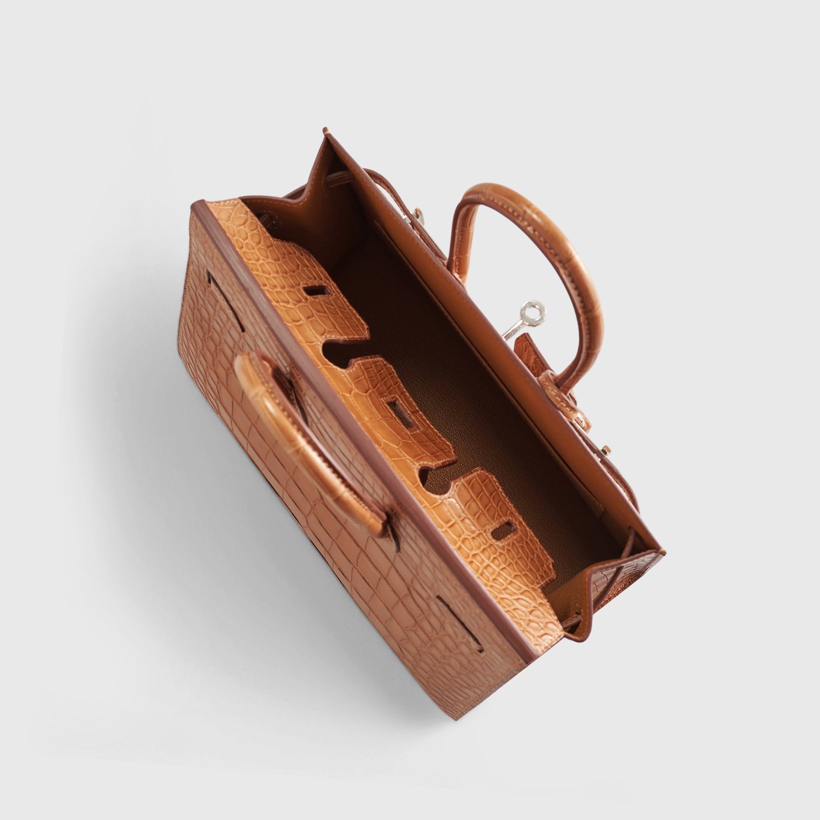 Hermès Birkin 25 Alligator Gold Palladium Hardware Matte Sellier