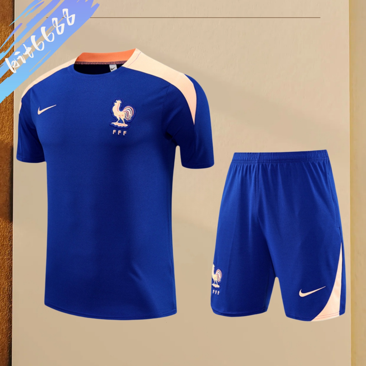 2025/2026 France Short Sleeve Training Kit (Adult Kit)