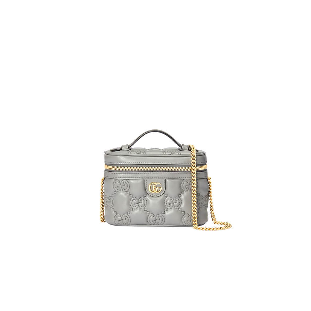 GG Matelassé top handle mini bag