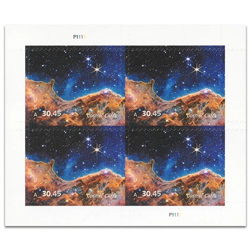 2024 Cosmic Cliffs forever stamps