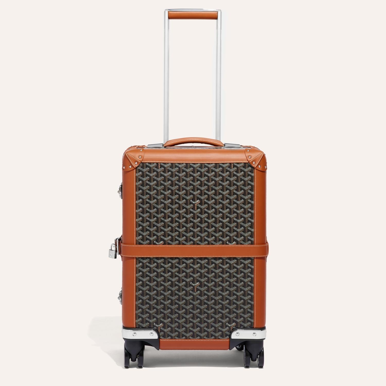 Bourget PM Trolley Case Black & Tan
