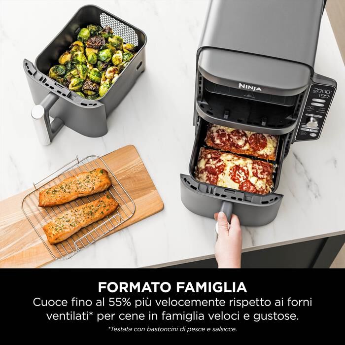 NINJA - FRIGGITRICE AD ARIA 9,5 LT SL400EU-Grigio