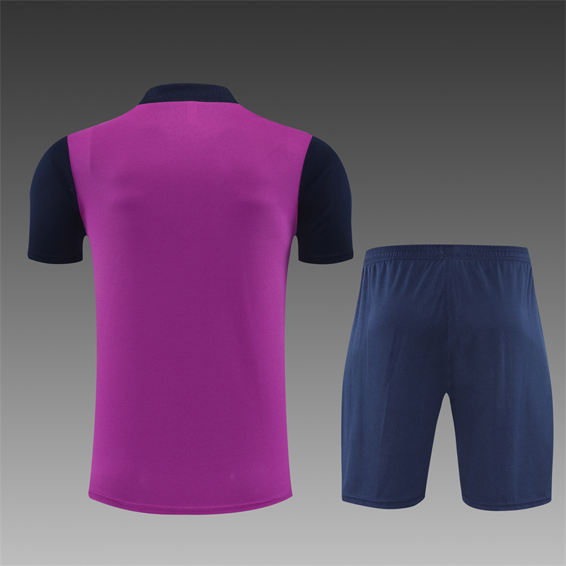 25/26 Barcelona Short  Sleeve Training Wear (Adult Kids Kit)