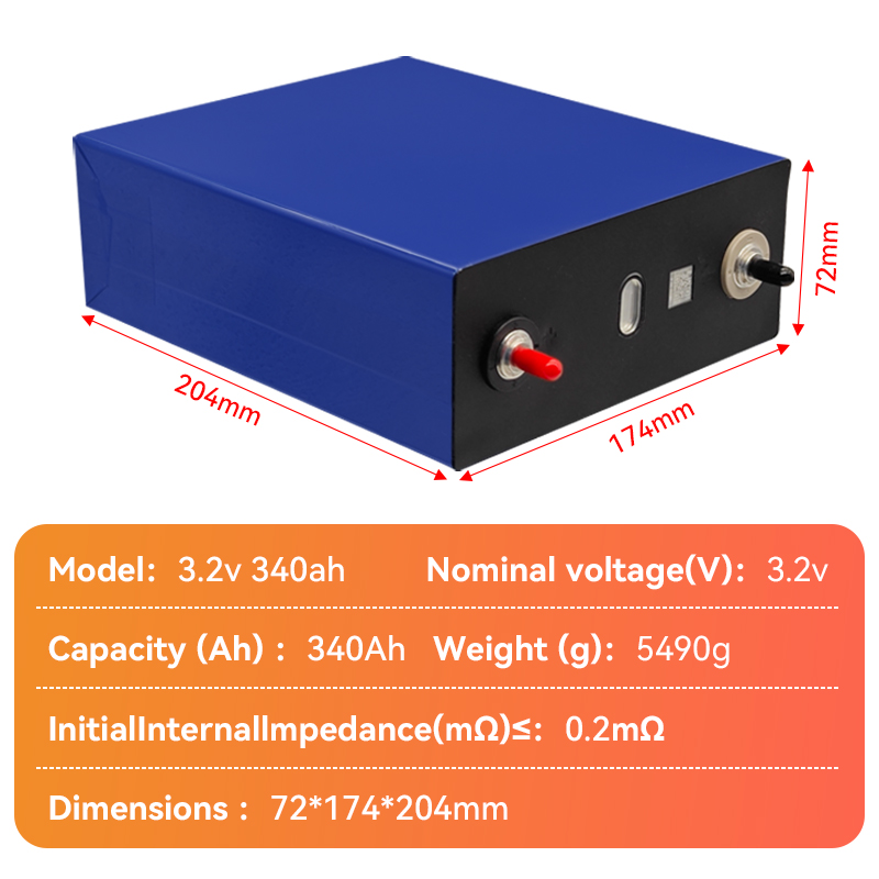 3.2v 340ah Lifepo4 Battery