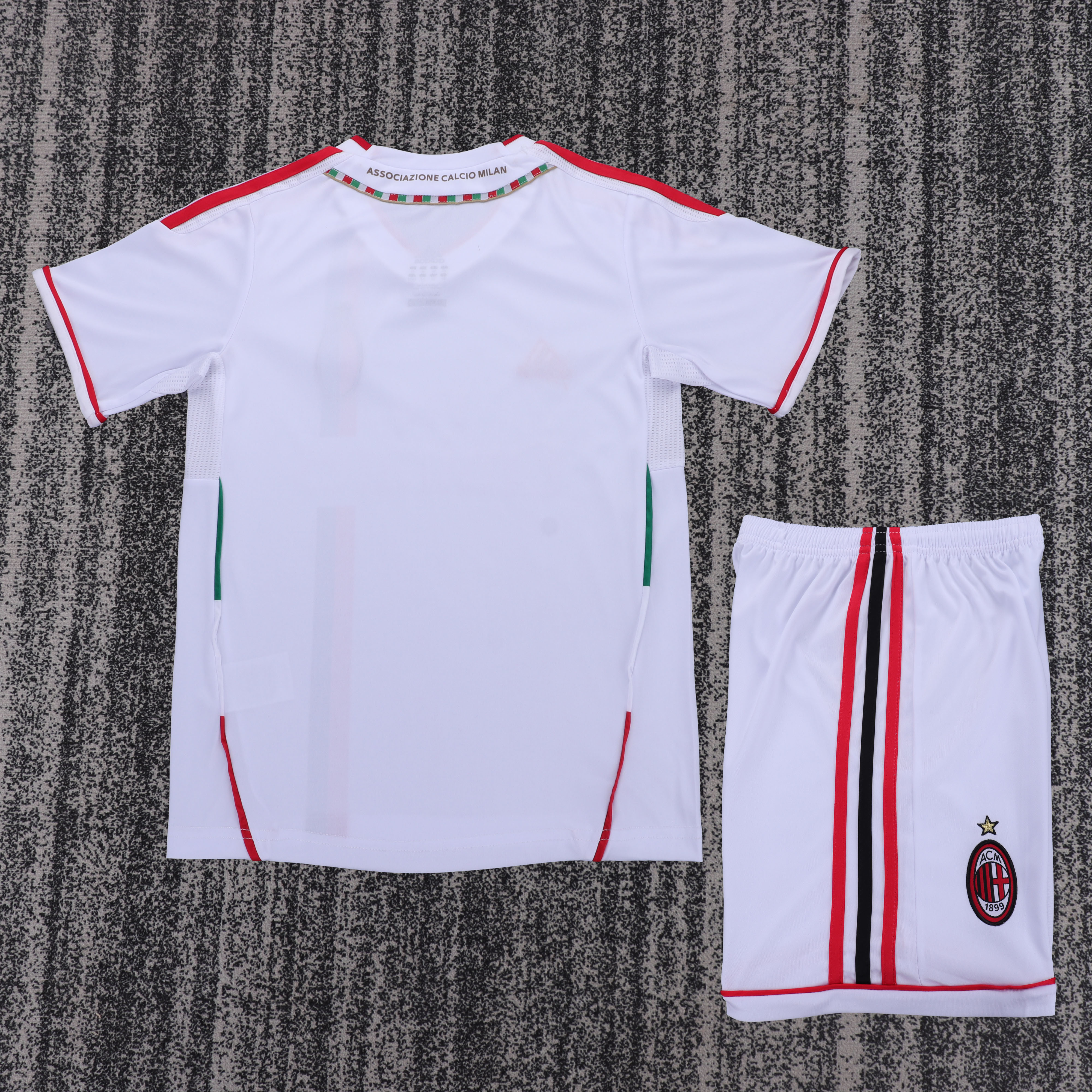 2011/2012 AC Milan Away Retro Football Jersey (Kids Kit)