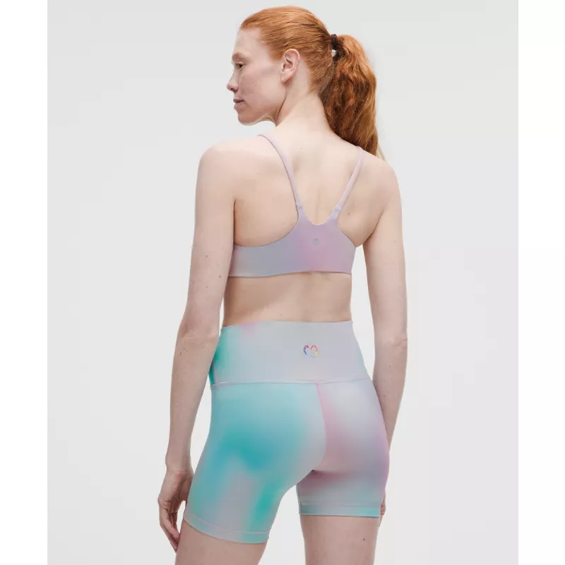 Wunder Train Strappy Racer Bra, Light Support, A/B Cup Pride