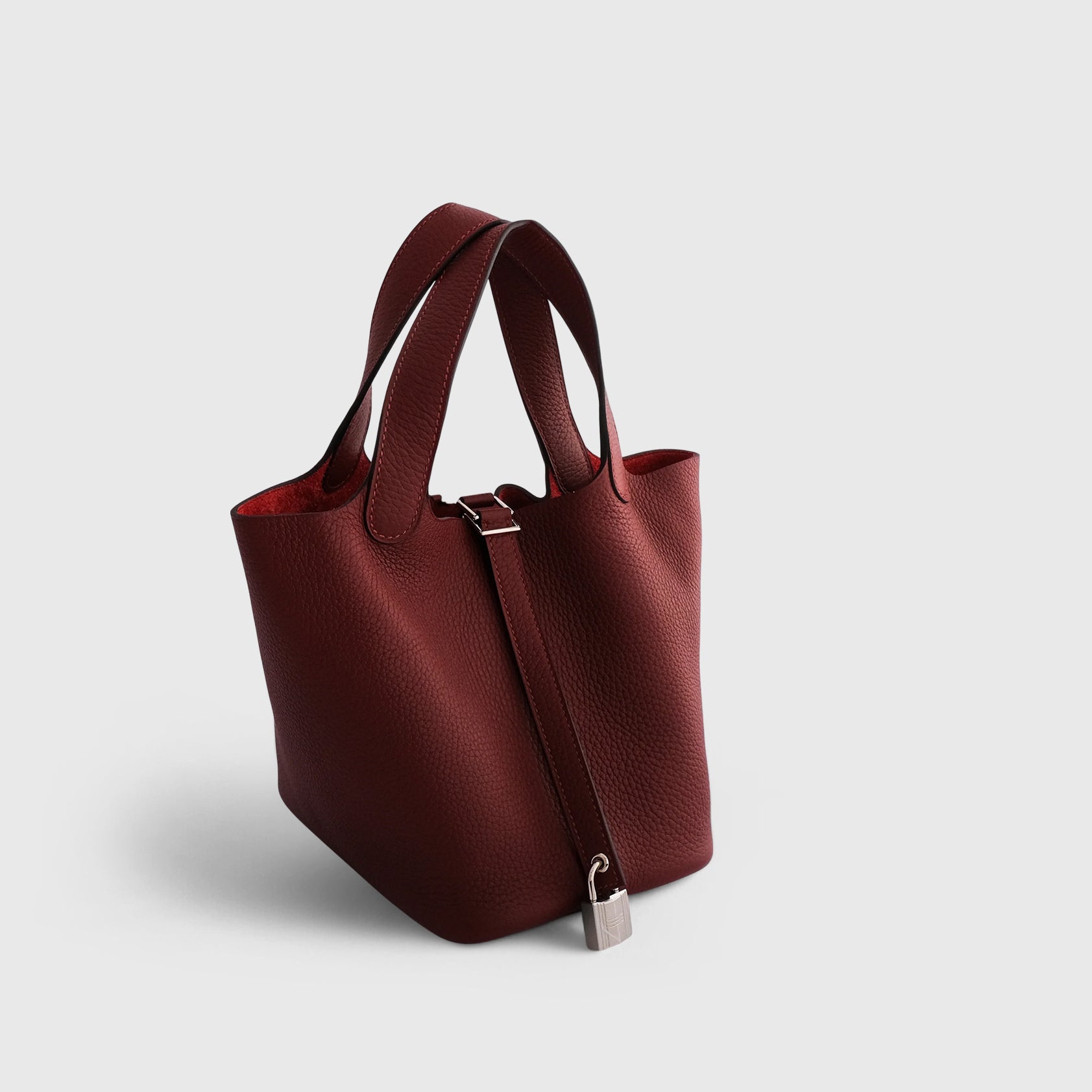 Hermès Picotin 18 Clemence Rouge H Palladium Hardware