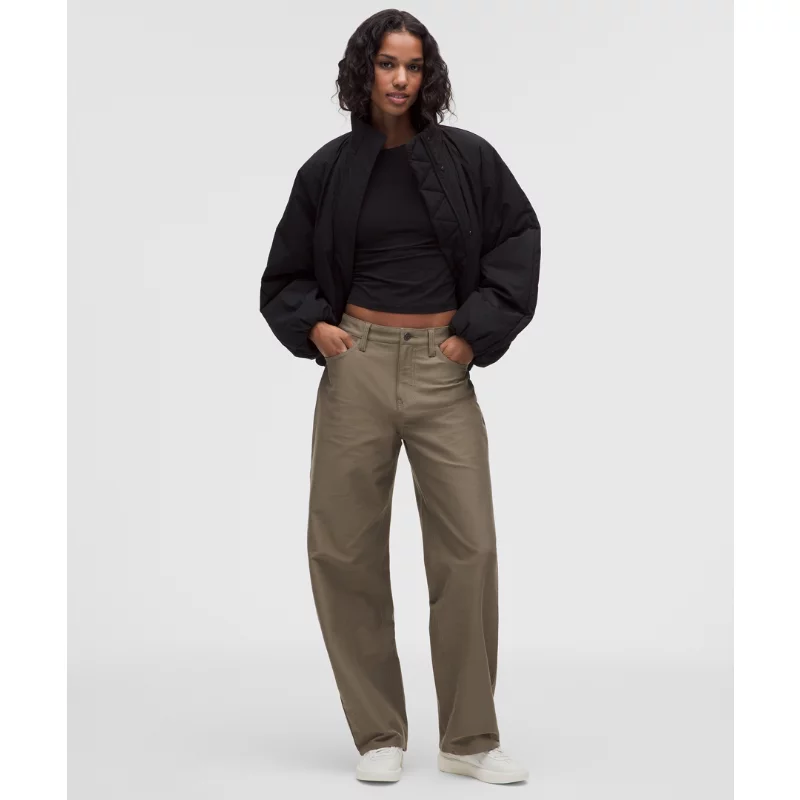 EasyFive Low-Rise Barrel-Leg Pant Regular