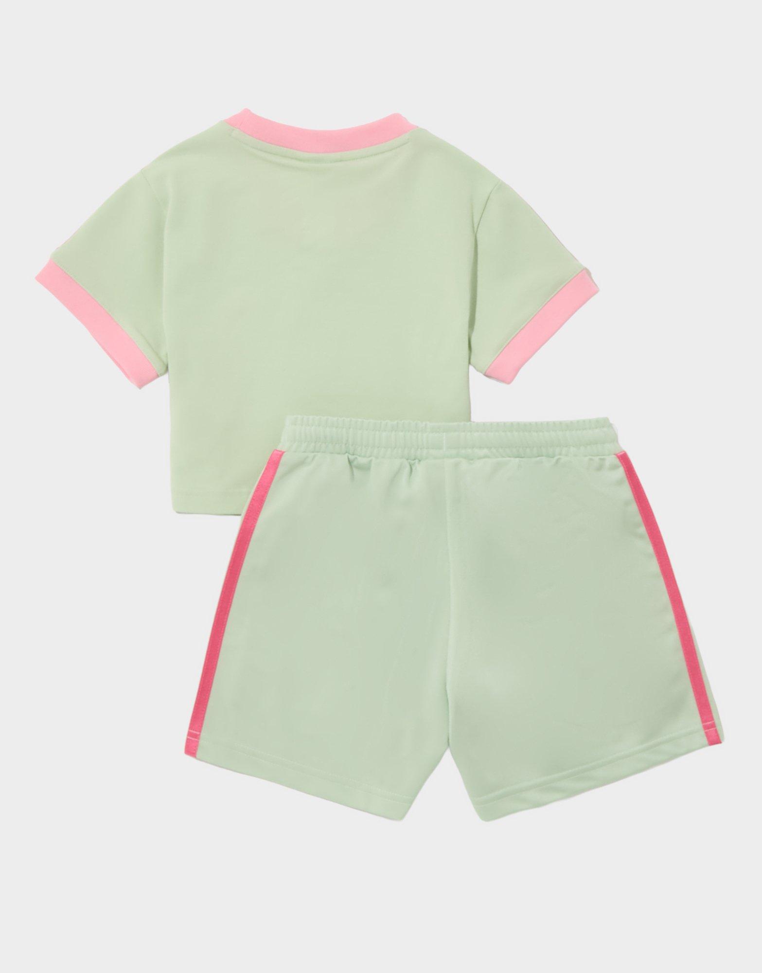 adidas Originals Girls' Firebird T-Shirt/Shorts Set Children