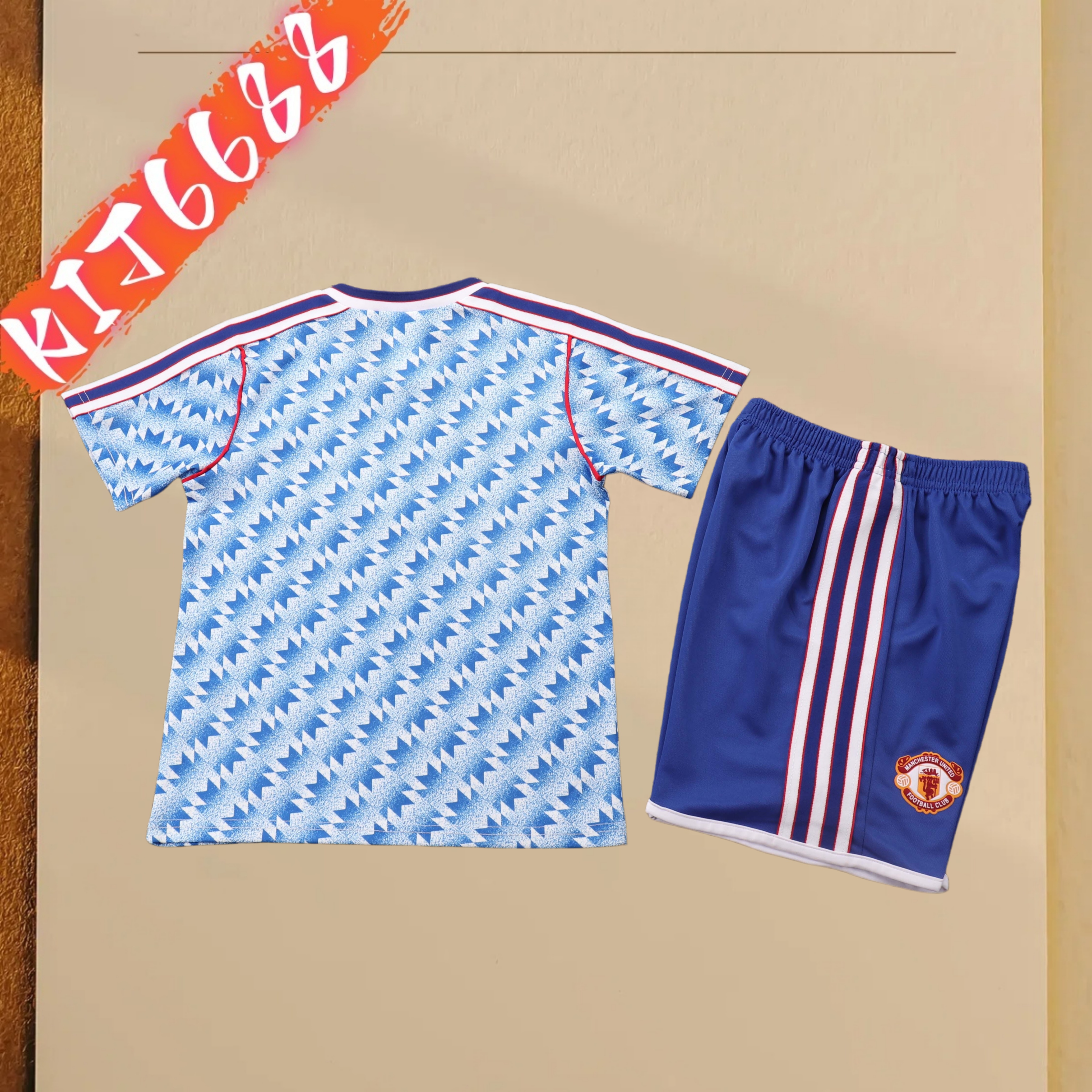 90/92 Manchester United Away Retro Football Shirt ( Kids Kit )