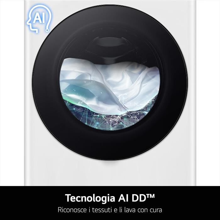 LG - Lavatrice AI DD R3 F4R3010NSWW 10kg Classe A-Bianca