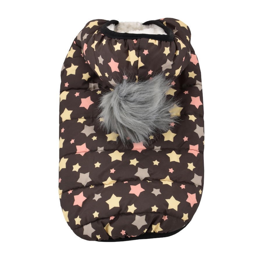 Outech Star Pompon Abrigo con Capucha para perros