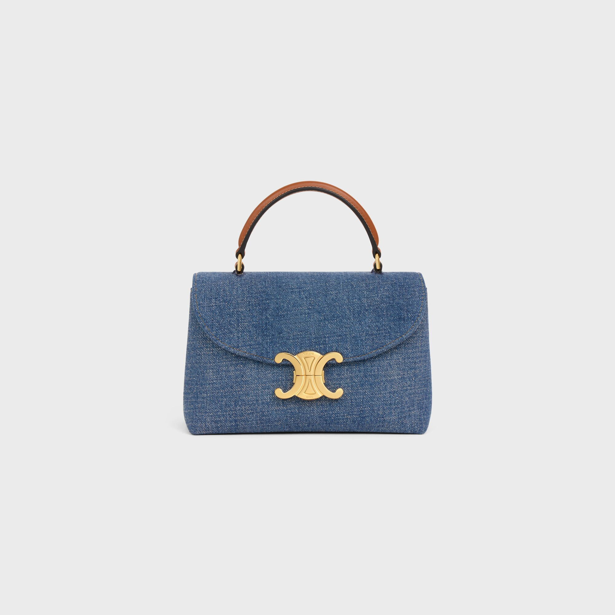 TEEN NINO BAG IN DENIM Denim / Tan