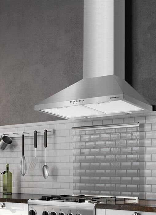 GLEM GAS - Cappa a parete GHP945IX-inox