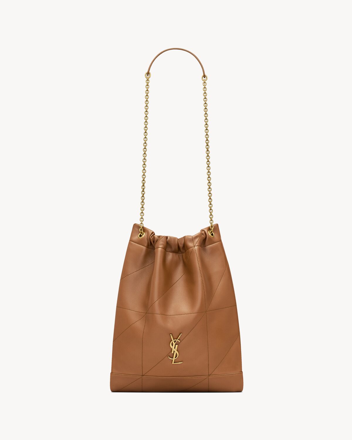 jamie pochon in lambskin BROWN