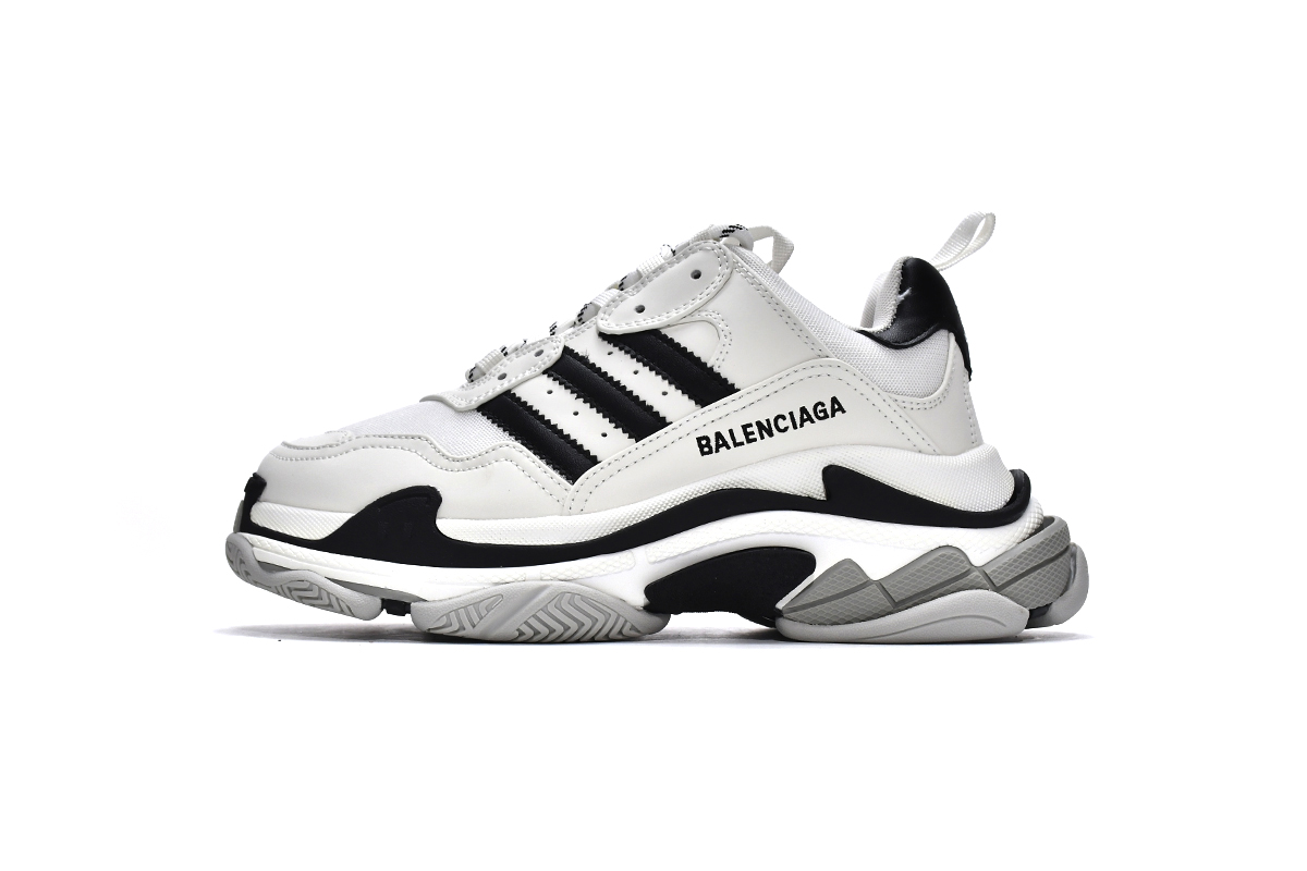 Adidas x Balenciaga Triple S Black/White
