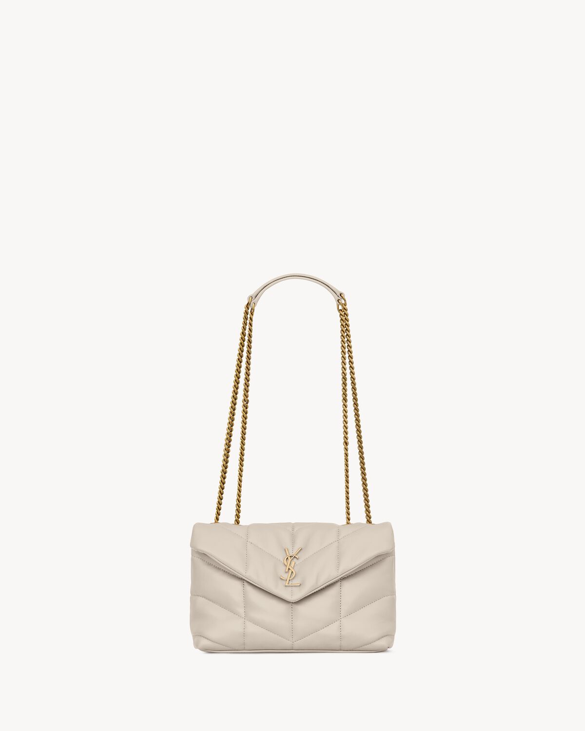 Toy puffer in lambskin BLANC VINTAGE
