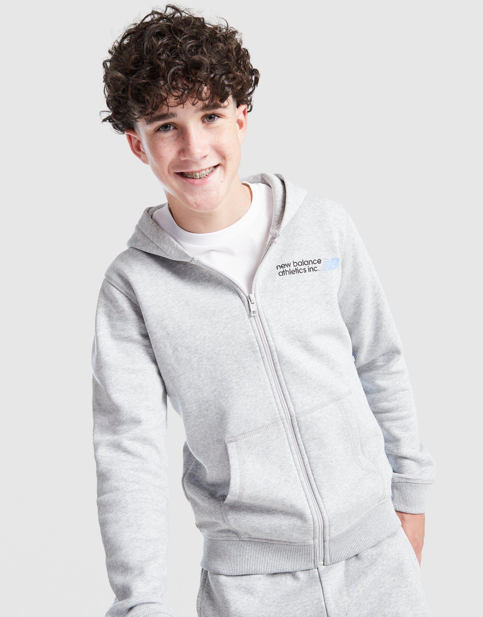 New Balance Athletics Full Zip Hoodie Kinder