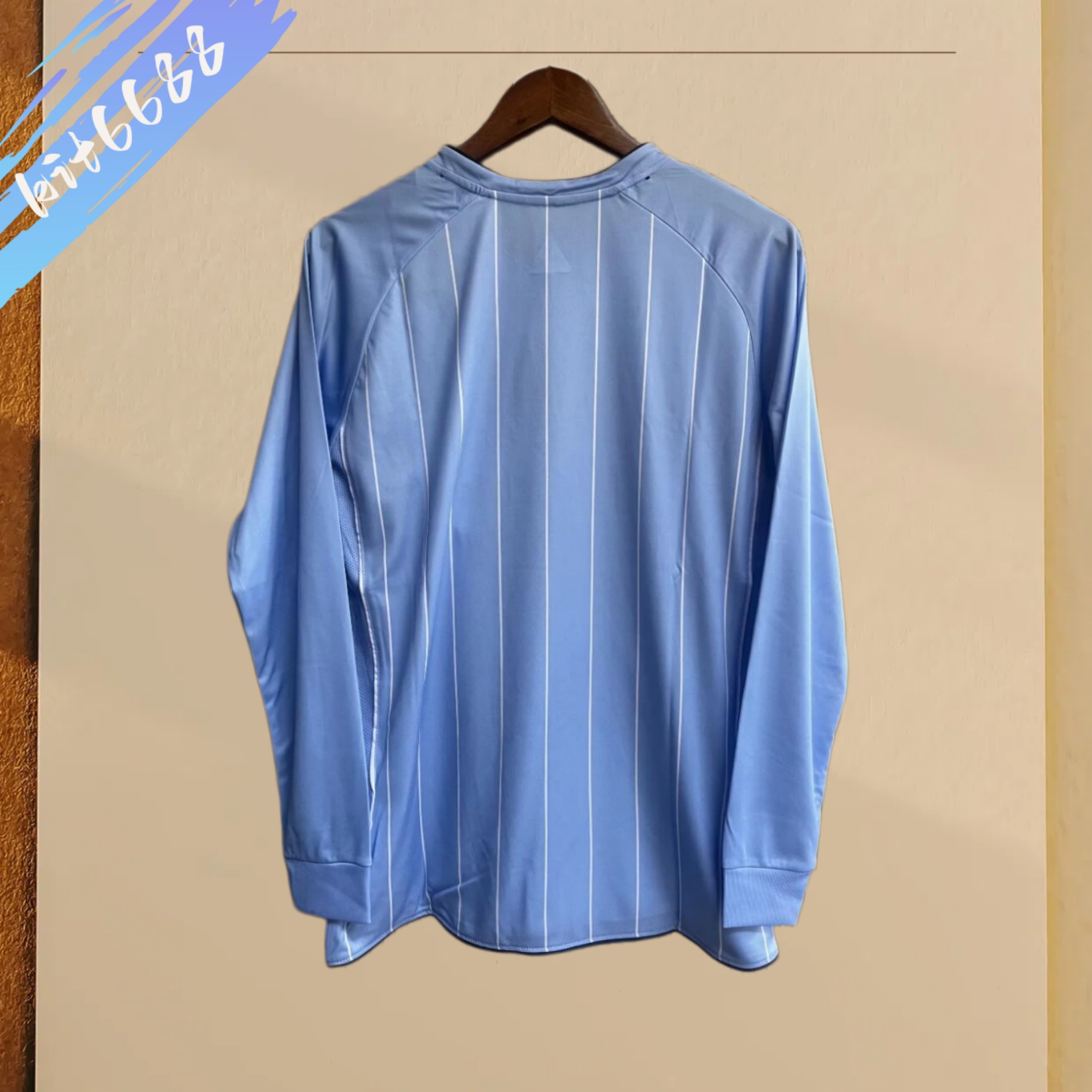 07/08 Manchester City home  Long Sleeve Retro Football Shirt