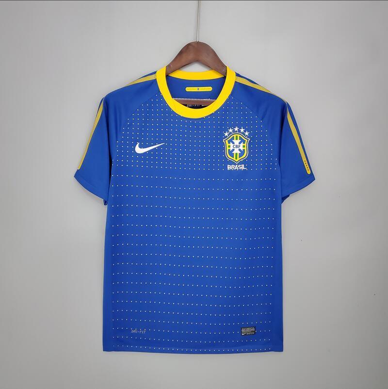 2010 Brazil away Retro Football Shirt