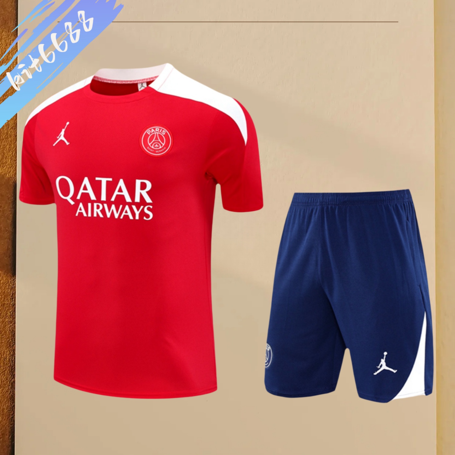 2025/2026 PSG Paris Saint Germain Short Sleeve Training Kit (Kids Kit)