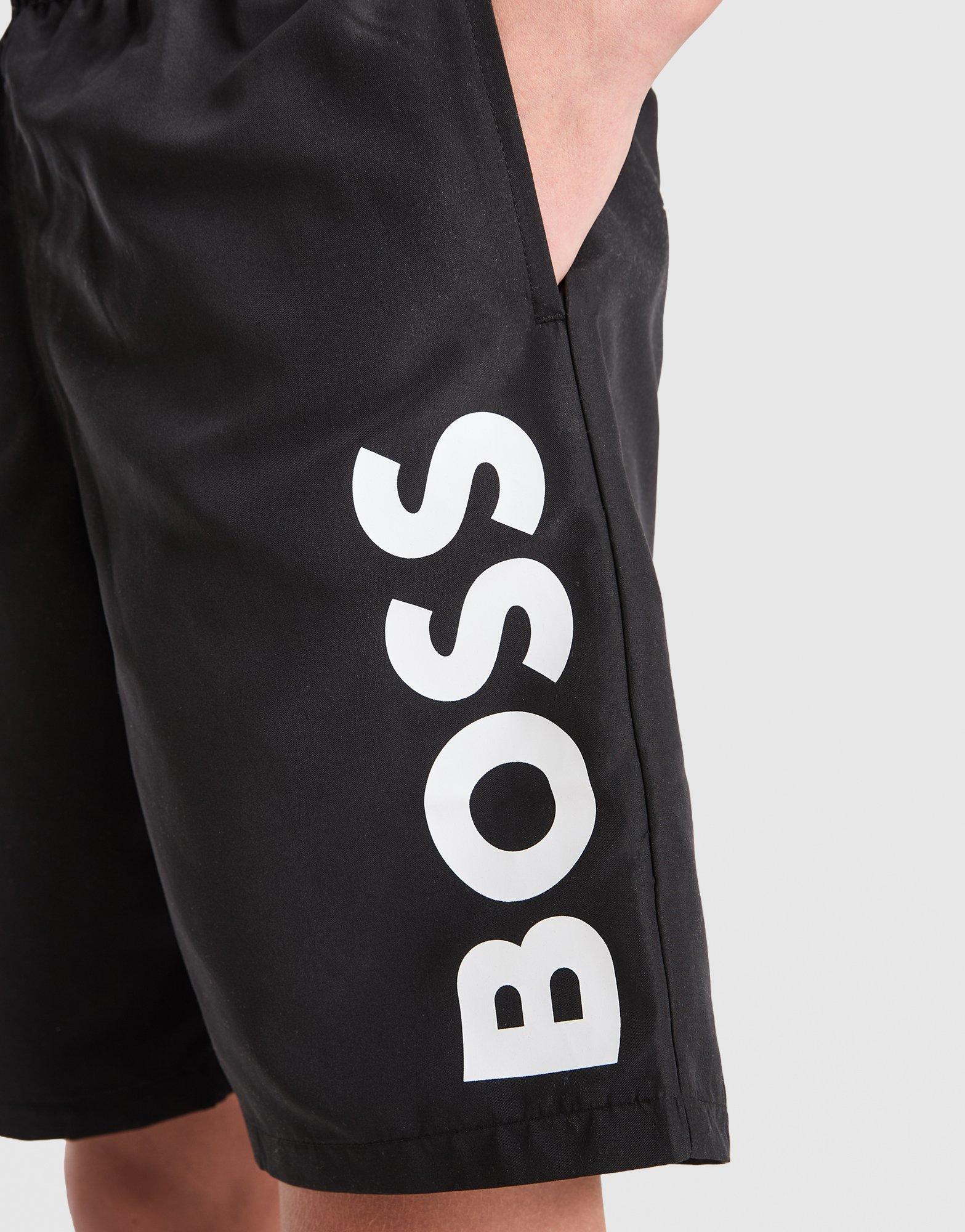 BOSS Large Logo Swim Shorts Junior