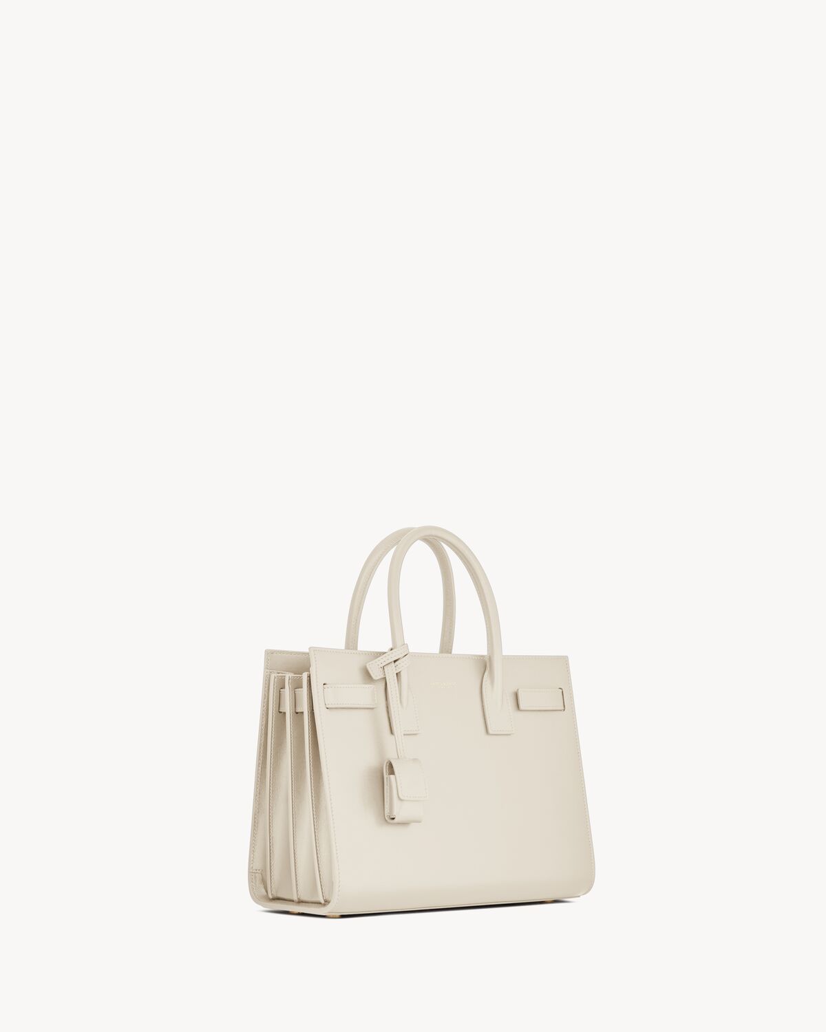 sac de jour in smooth leather - baby VINTAGE WHITE