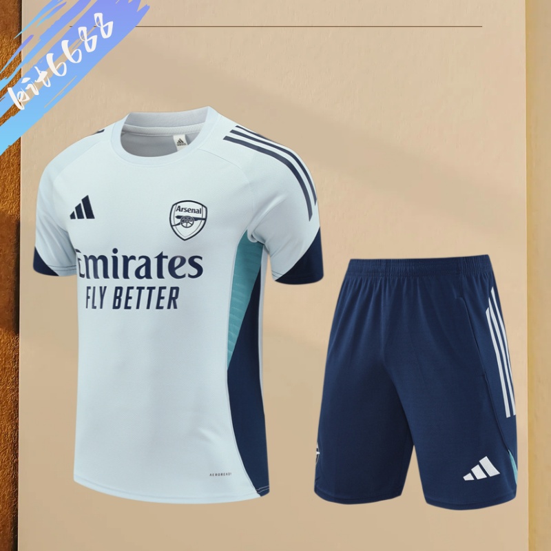 25/26 Arsenal Short sleeved Training Suit (Adult and Children's Set)