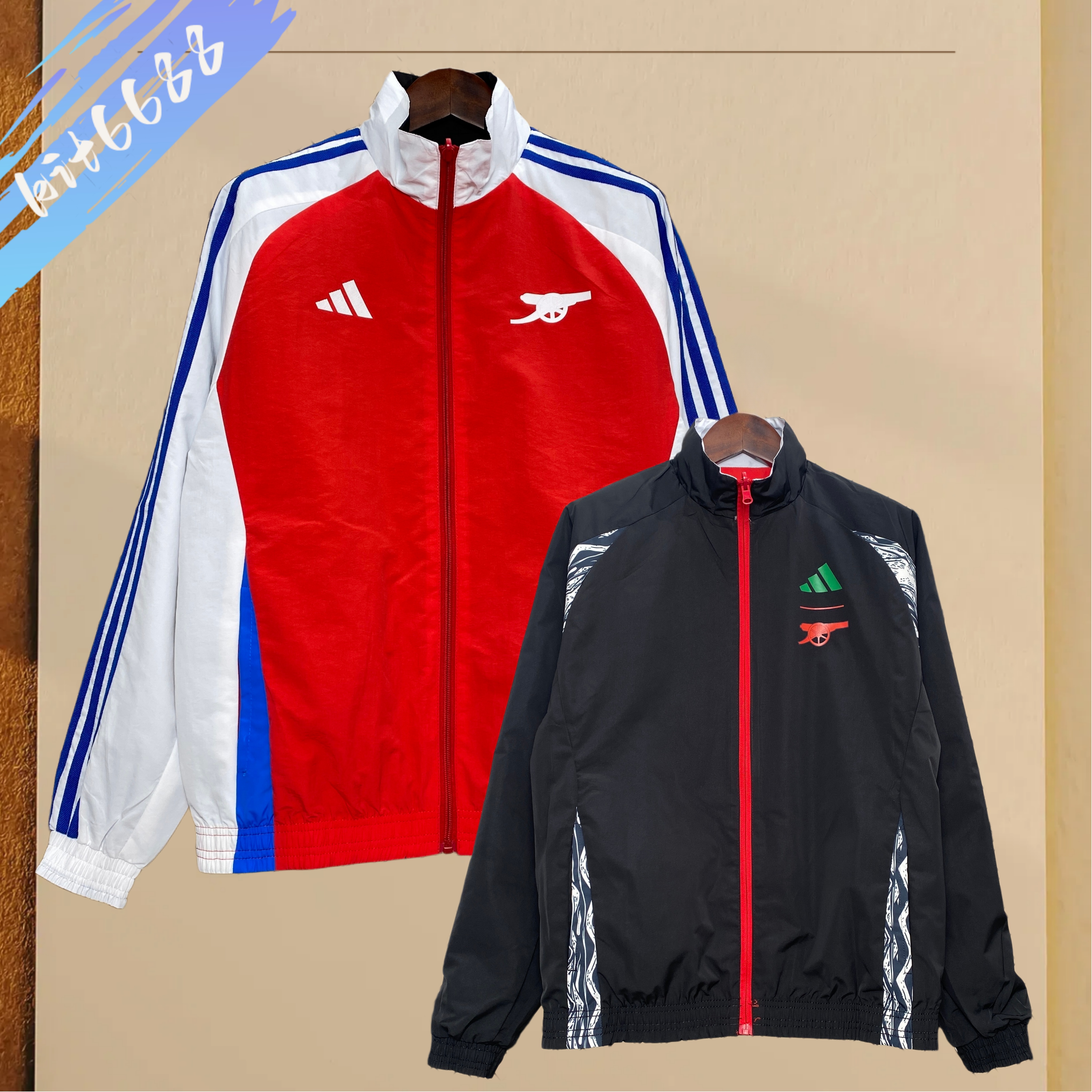 24/25 Arsenal double-sided Windbreaker Jacket