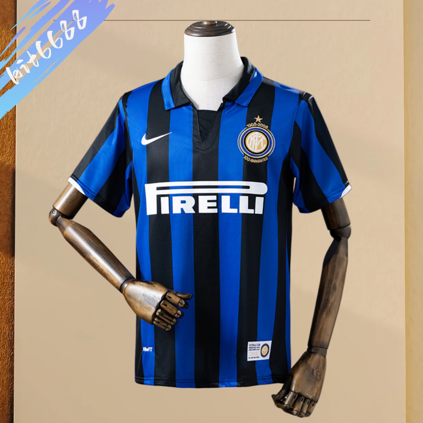 2007/2008 Inter Milan Home Retro Football Shirt