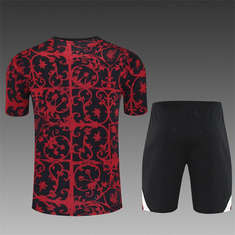 25/26 Liverpool red Short Sleeve Training Wear ( Adult kit Kids )