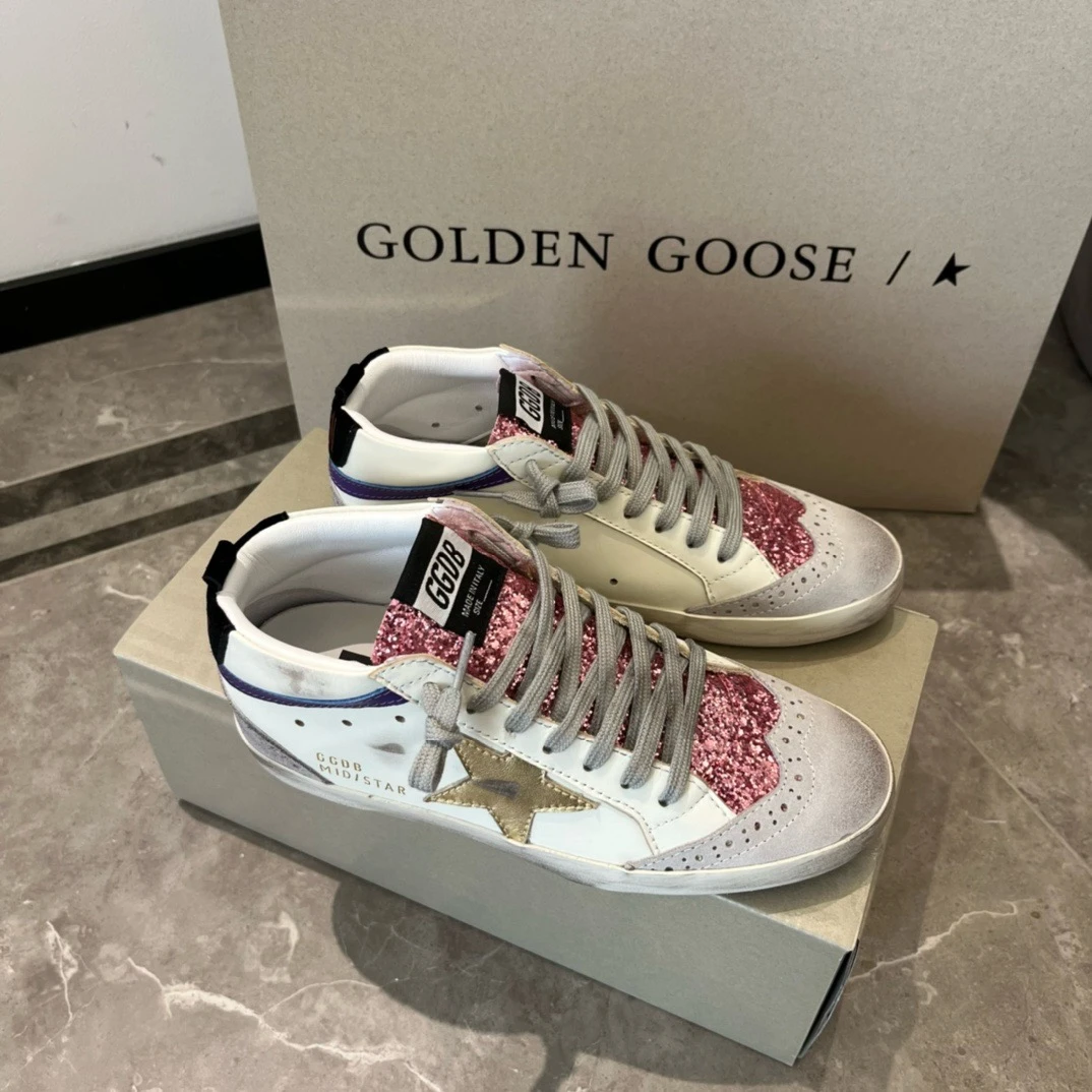 Golden Goose Mid Star Genuine Leather Custom Edition