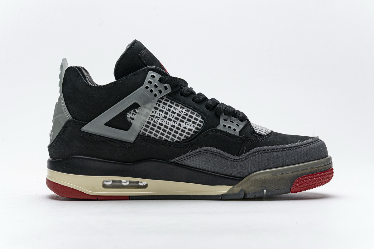 OFF White x Air Jordan 4 Bred CV9388-001