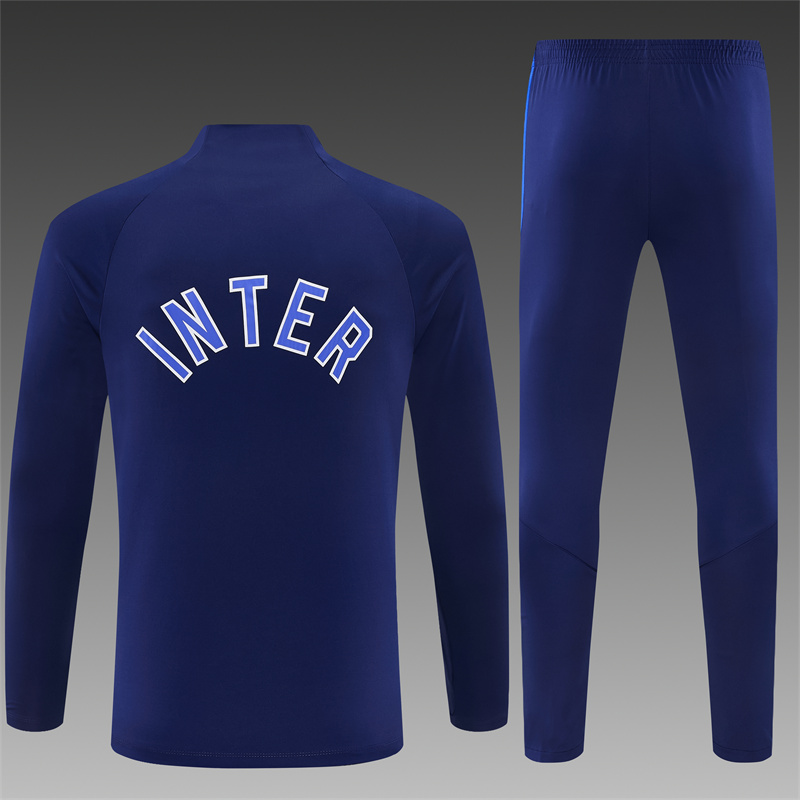 26/27 Inter Milan Half Pull Training Uniform (adult Kids Kit)