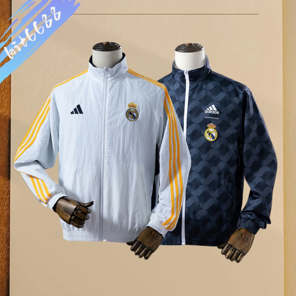 2025/2026 Real Madrid double-sided windbreaker