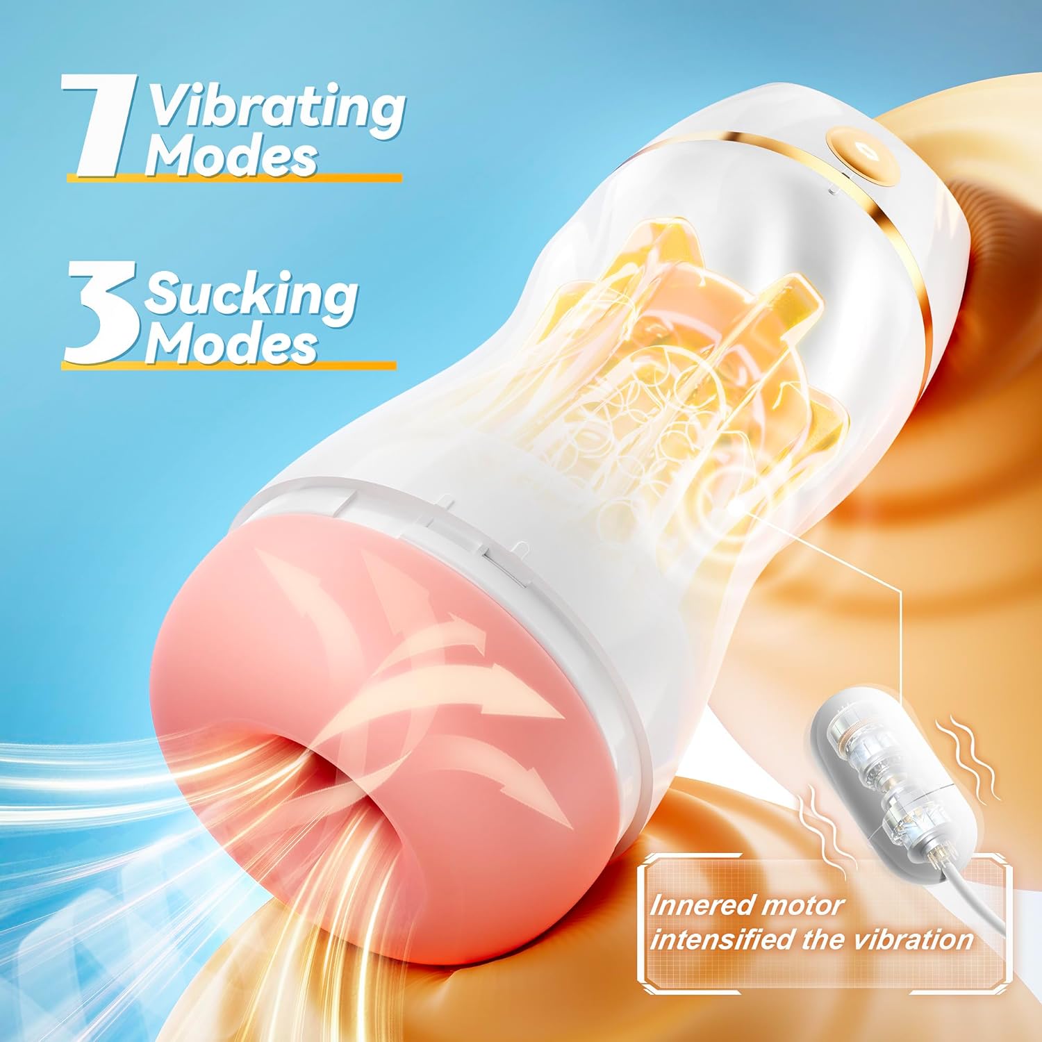 Electric masturbation sleeve for men