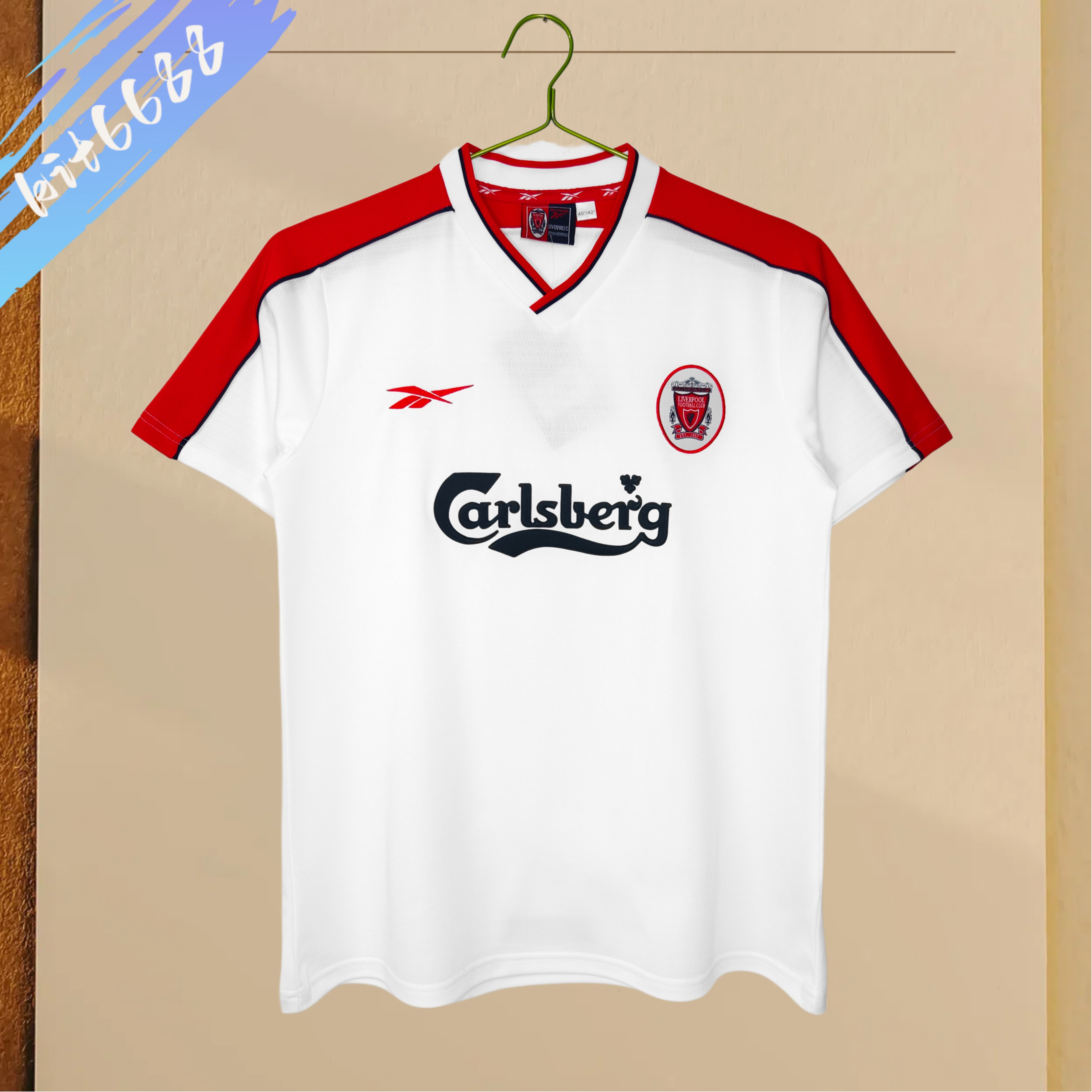 1998 Liverpool Away Retro long sleeves Football Shirt