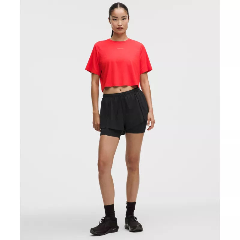 Lightweight 2-in-1 Running High-Rise Short