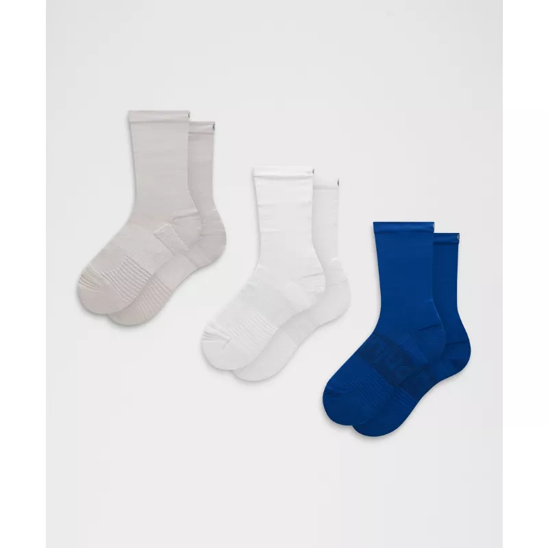 Unisex Power Stride Crew Socks 3 Pack