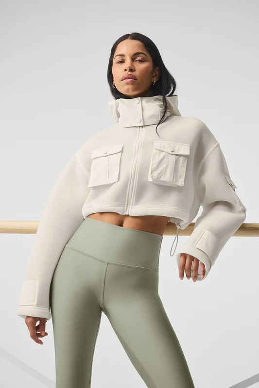 Cropped Engage Cargo Parka
