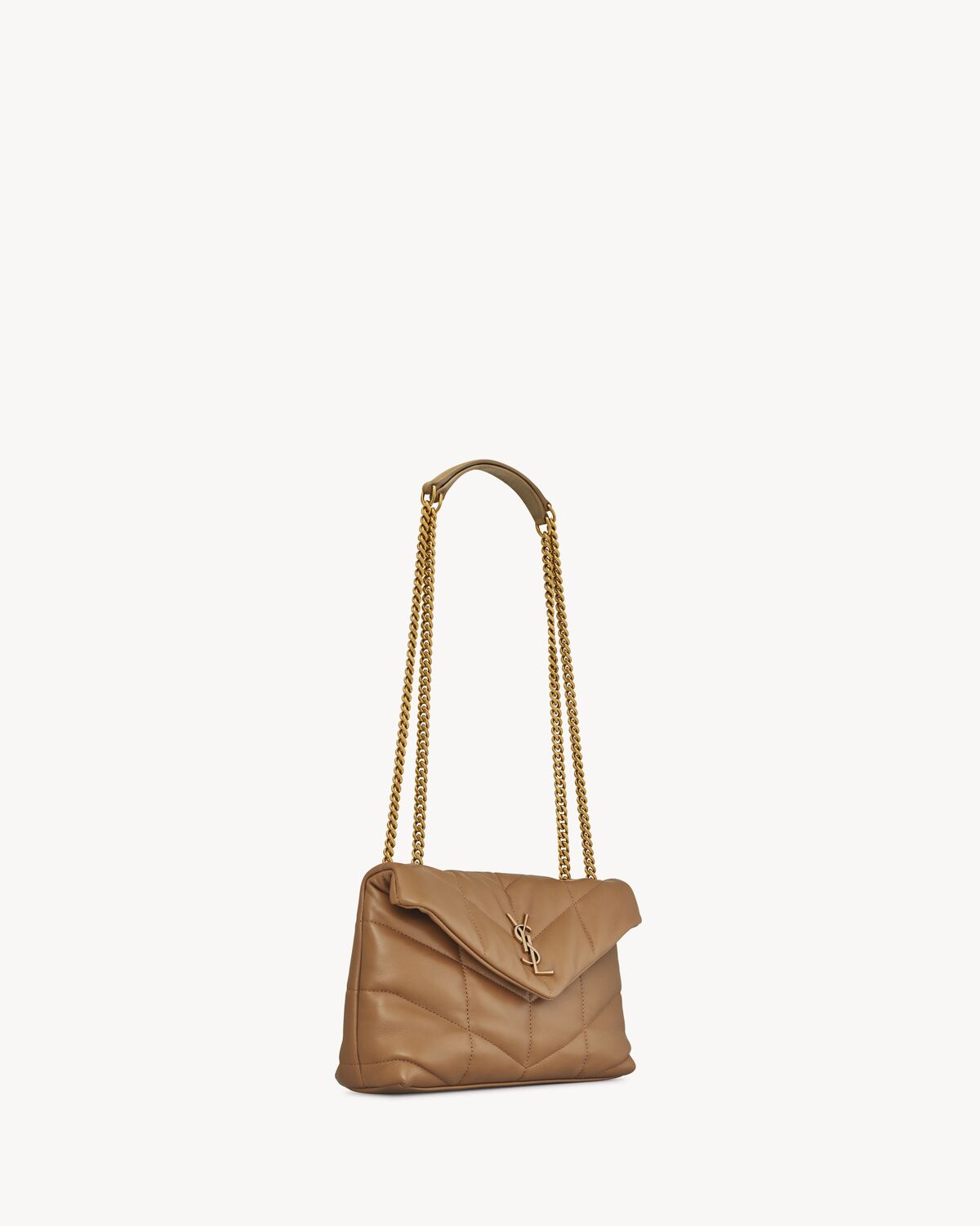 Toy puffer in nappa leather DARK CORK