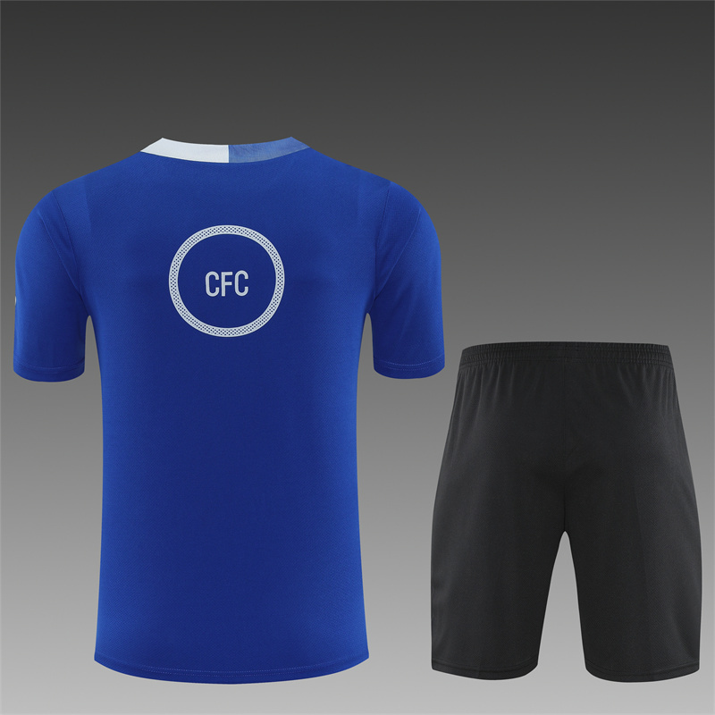 25/26 Chelsea Short Sleeve Training Suit (Adult and Children's Set)