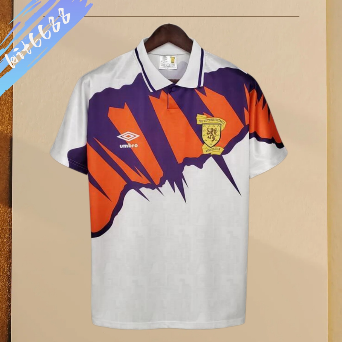 1991/1993 Scotland away football shirt（Retro）