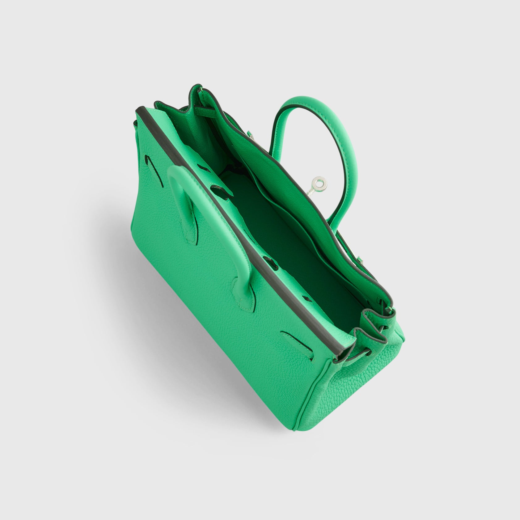 Hermès Birkin 25 Togo Vert Comics Palladium Hardware