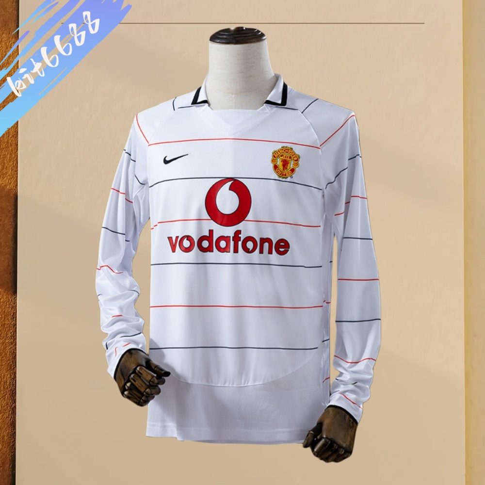 03/05 Manchester United Away long sleeved retro football jersey