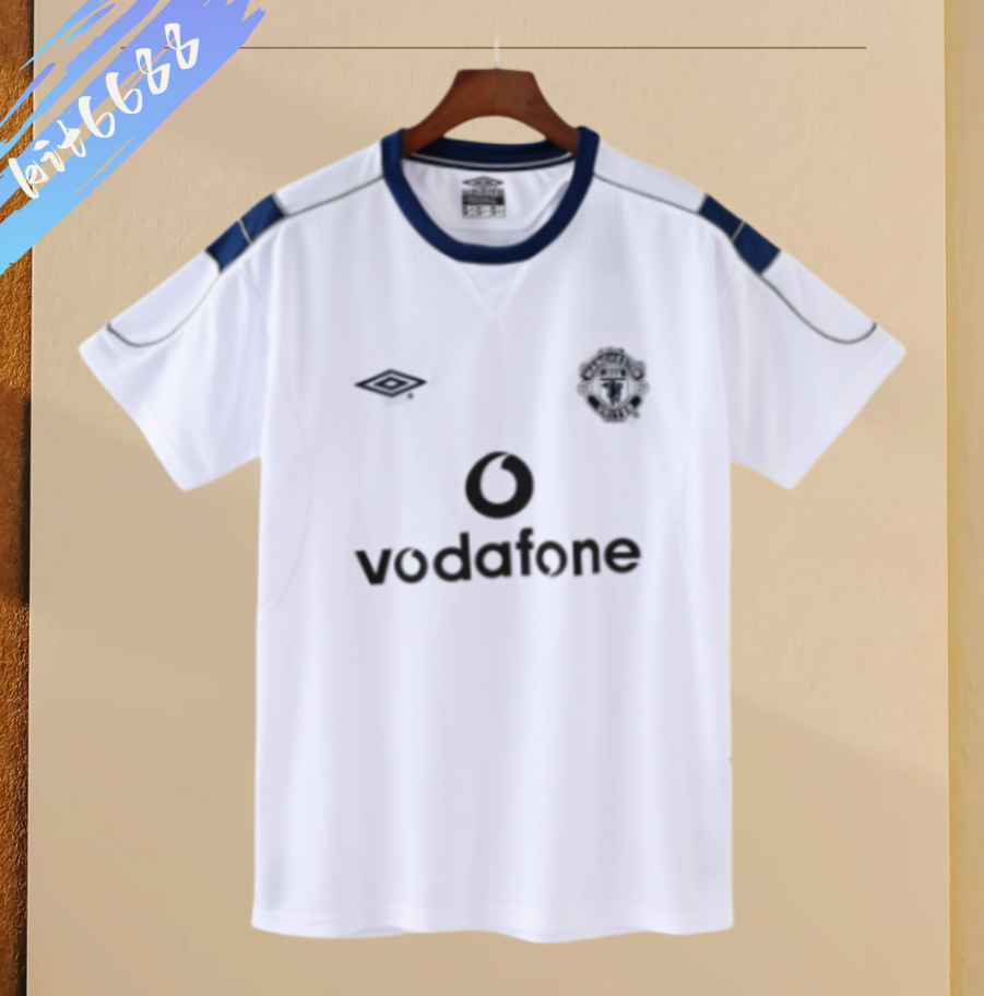00/01 Manchester United  Away  Retro football  soccer  jersey