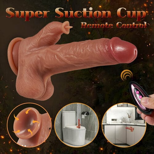8.7‘’ Mlovexy - 9 Vibrating Tongue Licking Heating Realistic Dildo