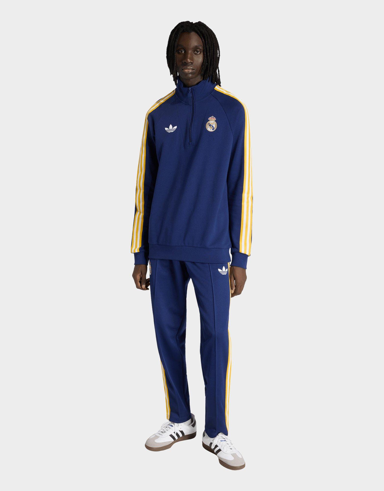 adidas Real Madrid Originals Half Zip Oberteil