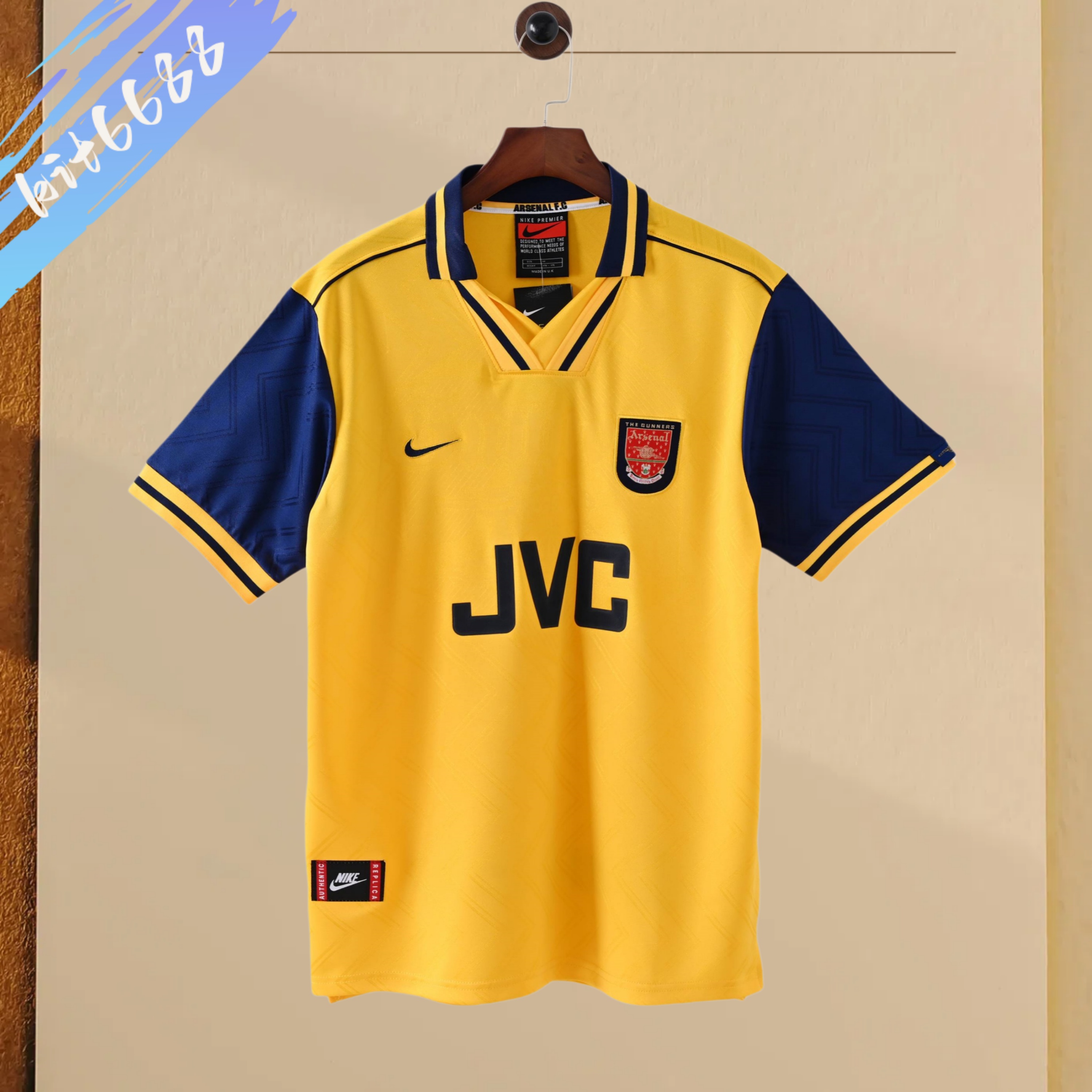 1996/1997 Arsenal away Retro Football Shirt