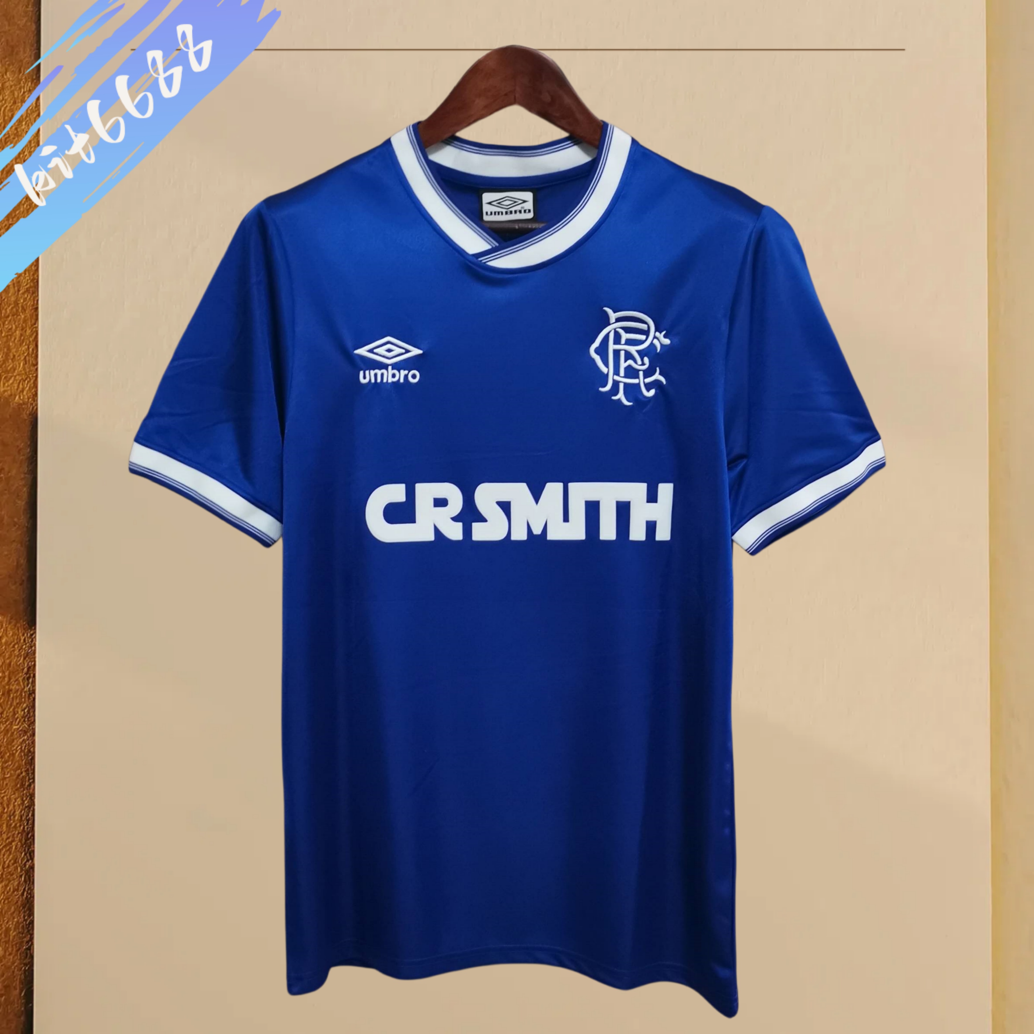 1984/1987 Glasgow Rangers home Retro Football Shirt